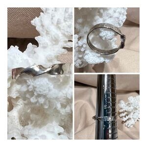 Sterling Silver Twist Ring Size 6.5